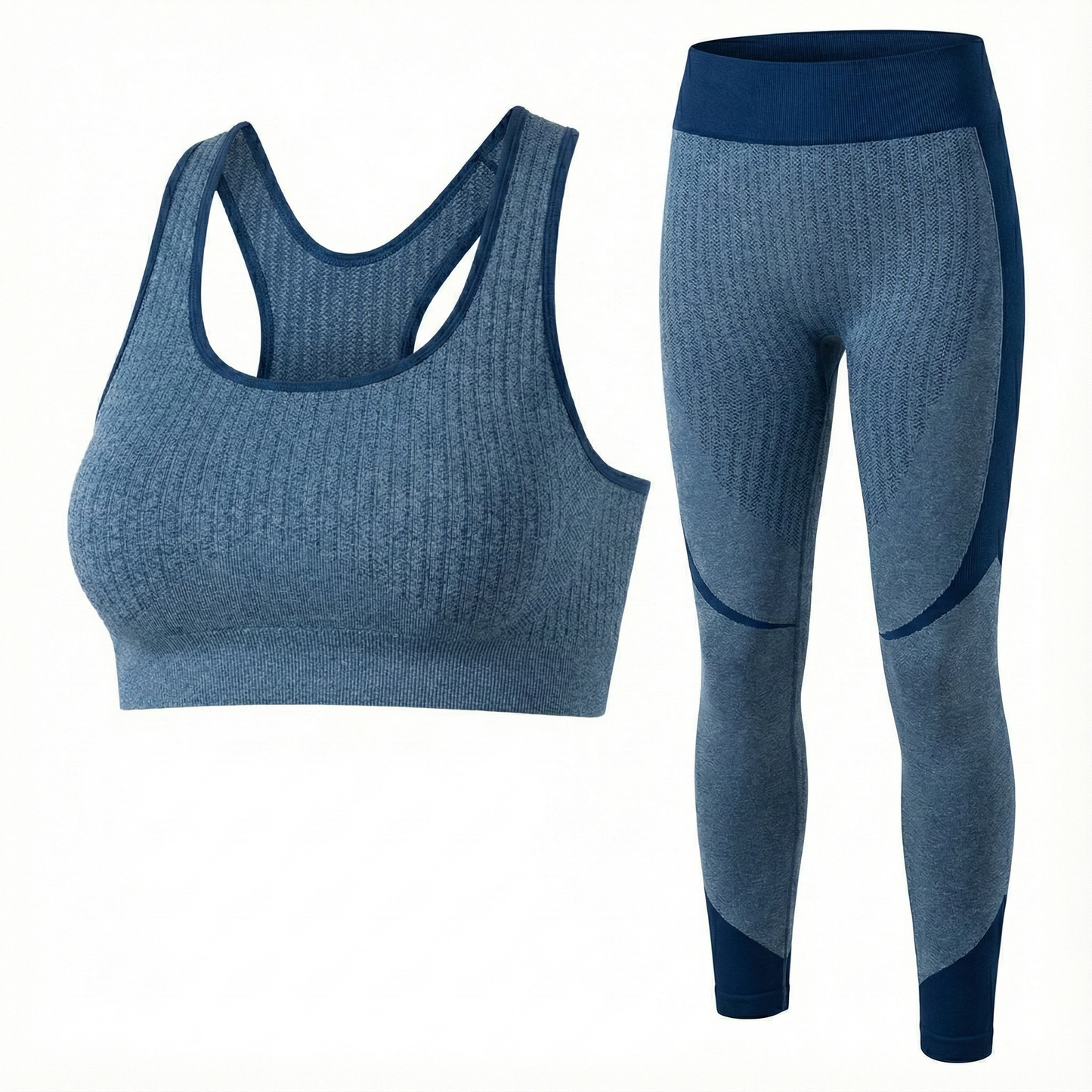 Conjunto deportivo que moldea tu figura con diseño cruzado y firmeza visual
