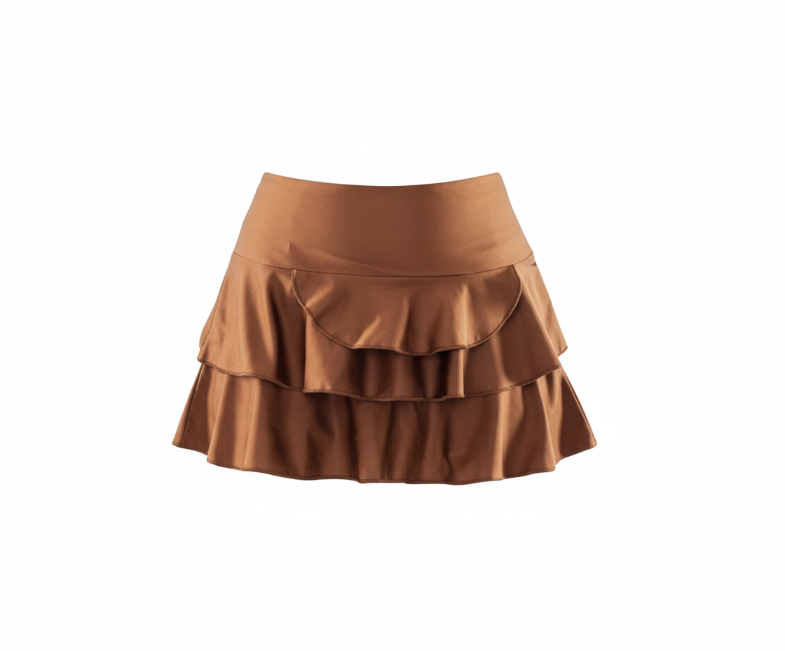 Minifalda con vuelo que aporta movimiento y coquetería a tu silueta
