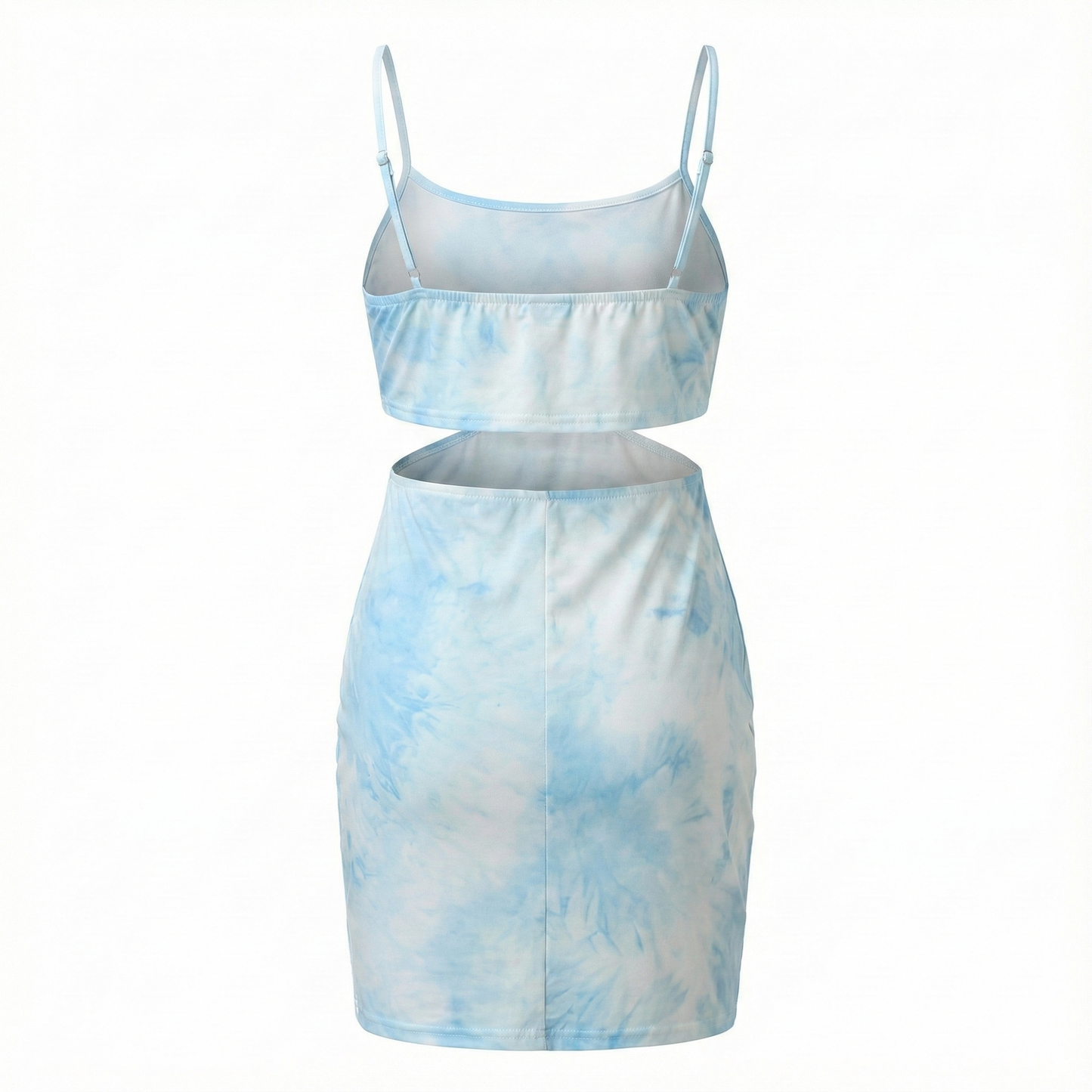 Minivestido de tirantes que realza tu figura con un toque vibrante y sensual
