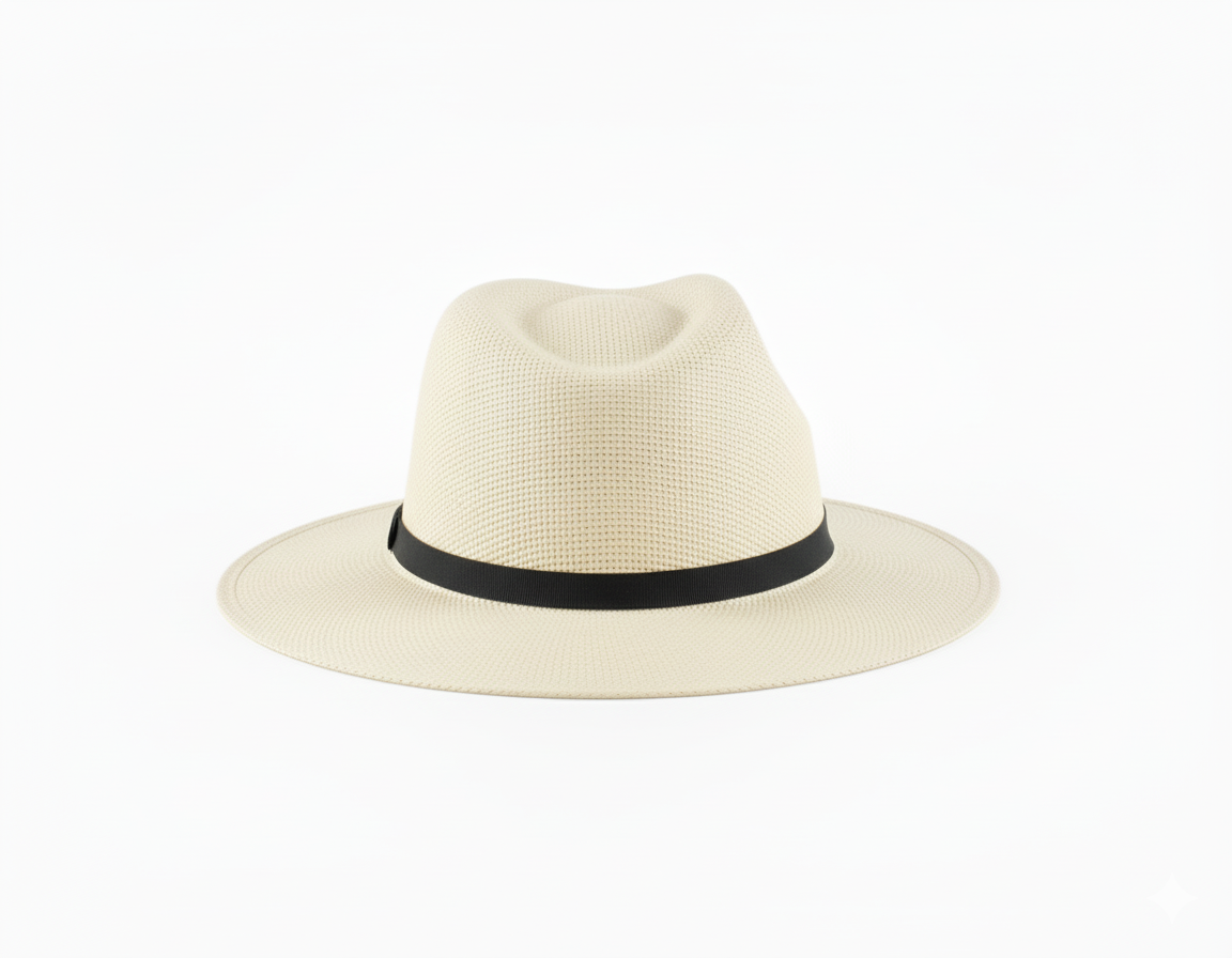 Sombrero panameño estructurado que eleva tu estilo con naturalidad elegante