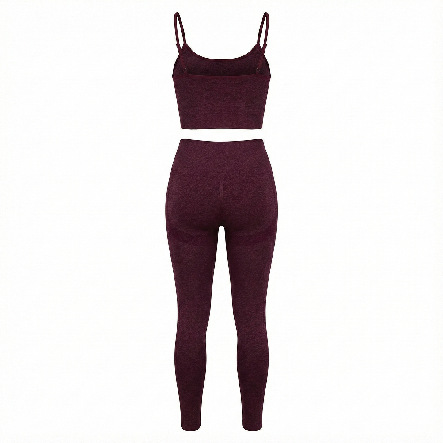 Conjunto deportivo moldeador con estampado felino que potencia tu energía