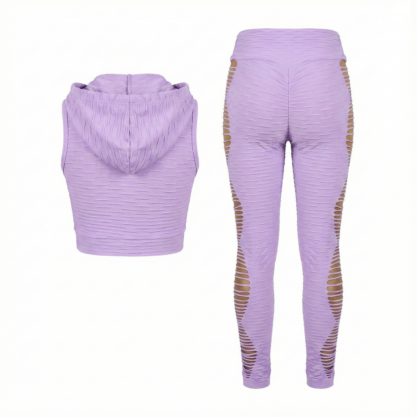 Conjunto deportivo con rombos laterales que estiliza tu figura al moverte