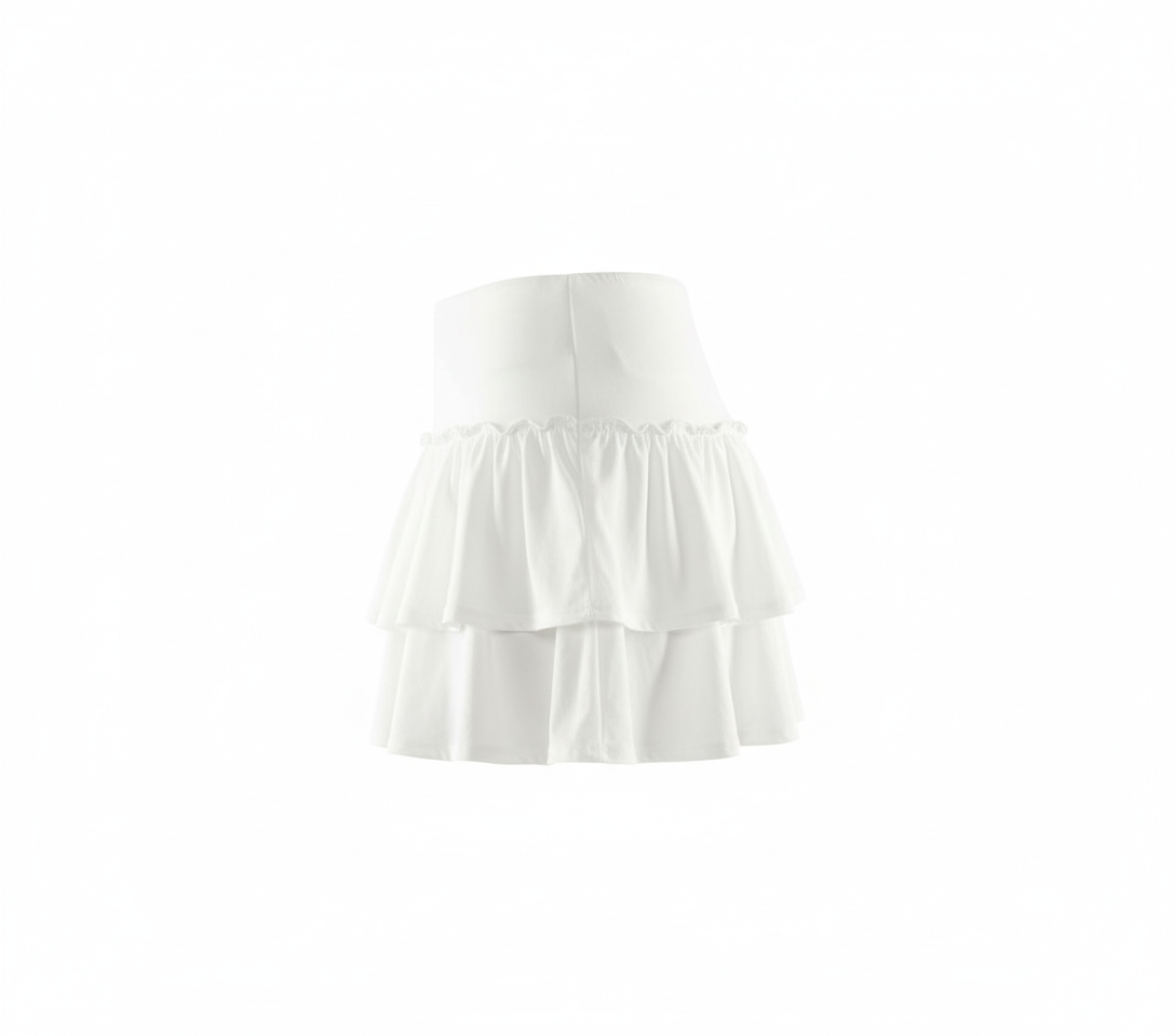 Minifalda con vuelo que aporta movimiento y coquetería a tu silueta