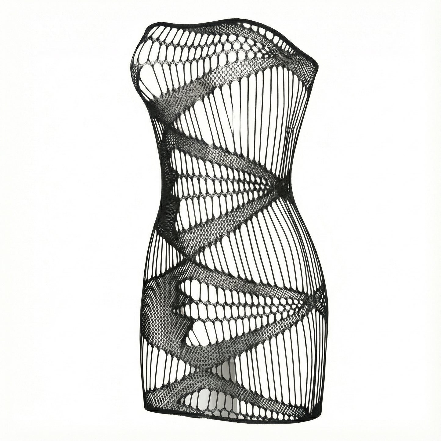 Microvestido de red que envuelve tu figura con sensualidad provocadora