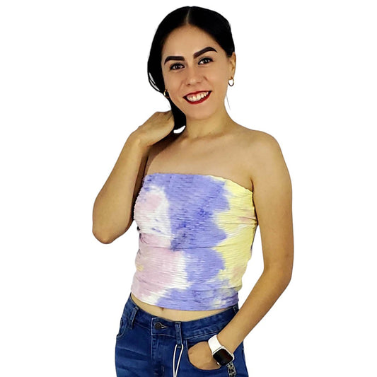 Crop top tipo tubo que resalta tu lado más atrevido